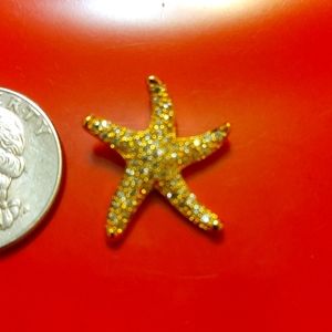 New 18kt gold filled cz star pendant